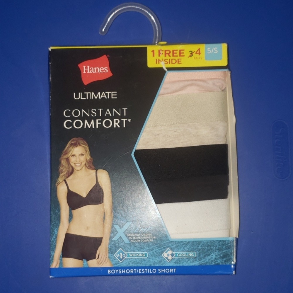 🆕️ Hanes Ultimate Boyshort 4pair